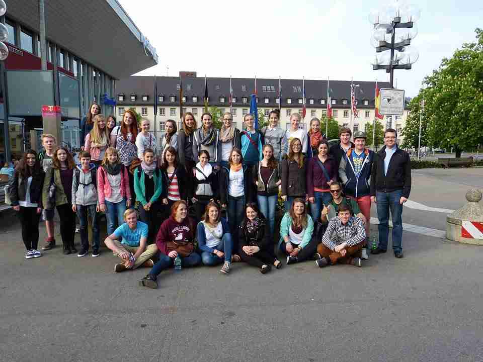 Unsere Gruppe bei dem diözesanen Weltjugendtag in Freiburg